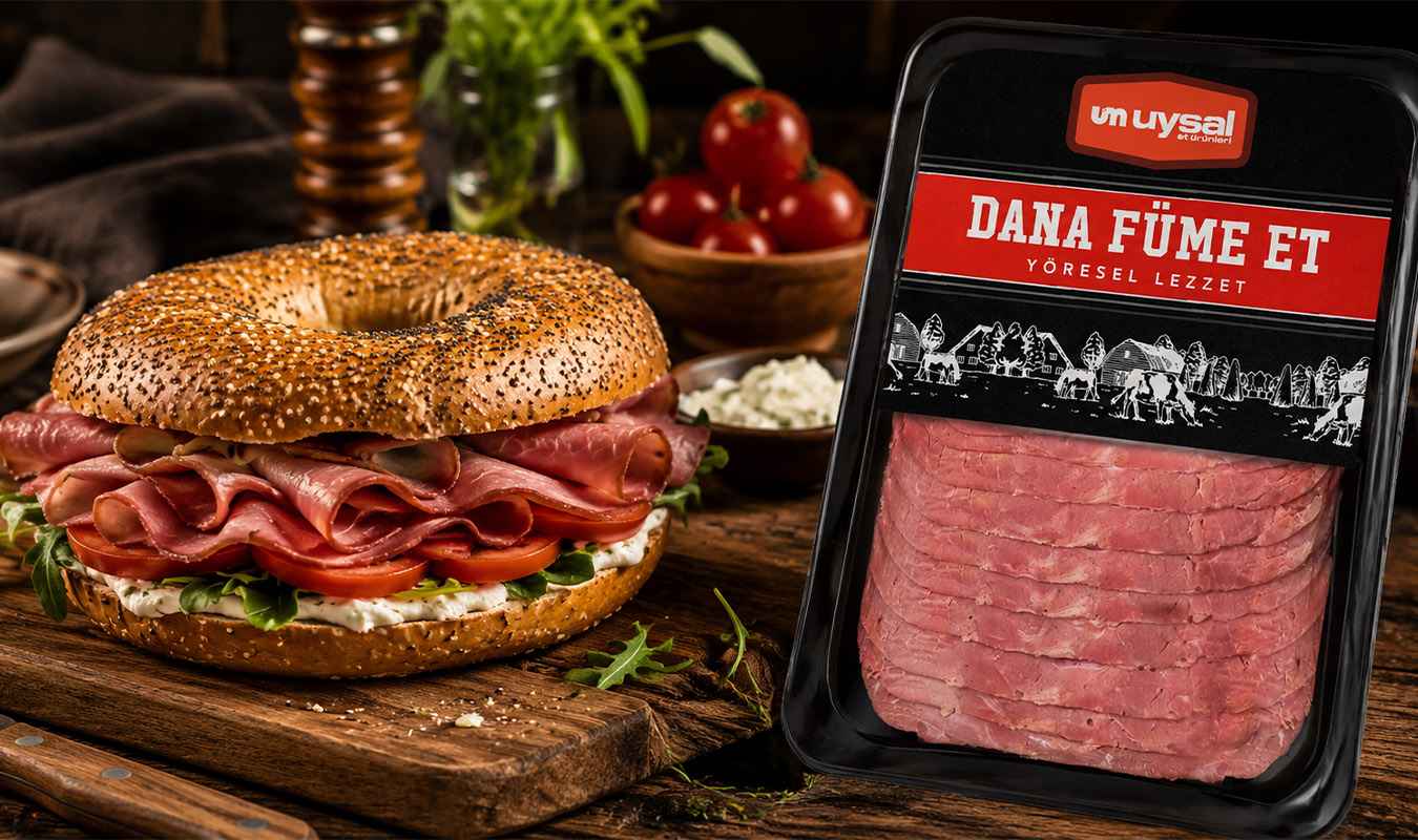 Füme Etli Bagel Sandviç