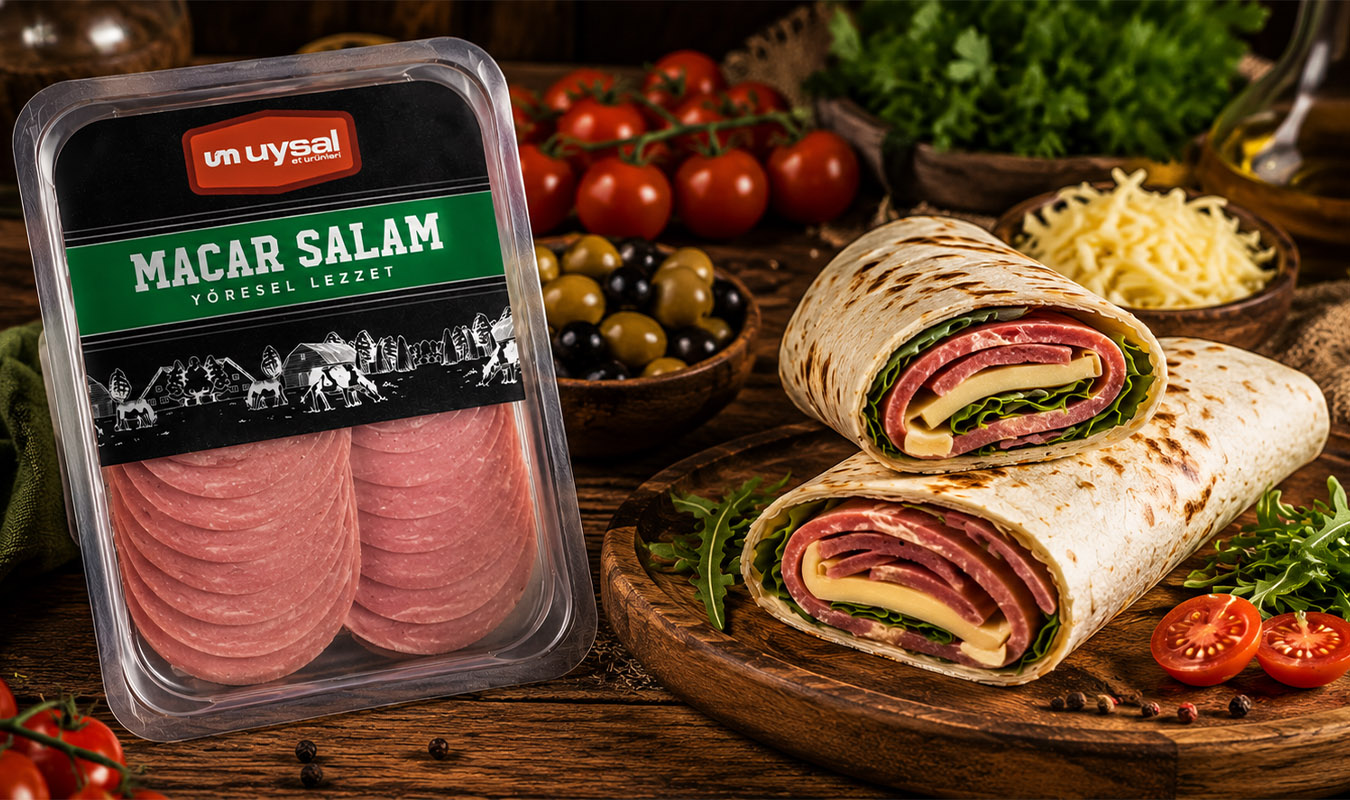 Kaşarlı Macar Salam Wrap